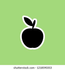 Apple icon. vector illustration