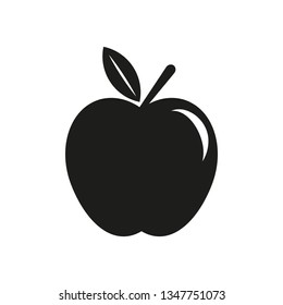 Apple icon. Vector illustration.