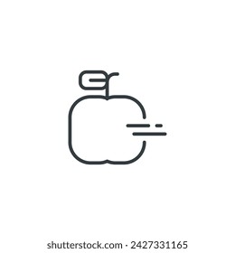 Apple icon, Apple vector illustration
