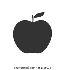 Apple icon vector illustration