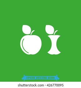 Apple icon vector illustration 
