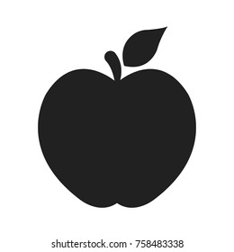 Apple icon. Vector illustration.