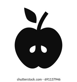 Apple Icon. Vector Illustration For Backgrounds, Logos, Stickers, Labels, Tags And Other Design.