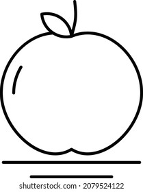 Vektorgrafik-Design für Apfelsymbol
