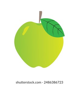 Plantilla de diseño de Ilustración vectorial de icono de apple