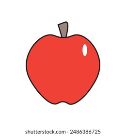 Apple Icon Vektorillustration Design Vorlage