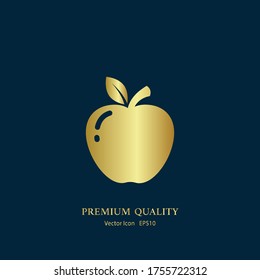 Apple Icon. Vector illustration EPS 10.