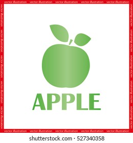Apple icon vector illustration eps10.