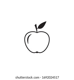 Apple icon vector illustration isolated