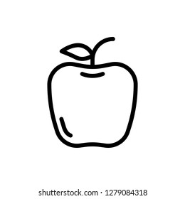 Apple Line Art Vector Illustrationcontinuous Line Stock Vector (Royalty ...