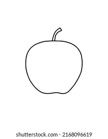 Plantilla de logotipo de la ilustración del vector de icono de Apple
