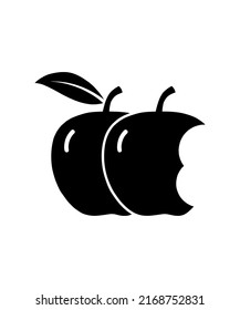 Apple icon vector illustration logo template