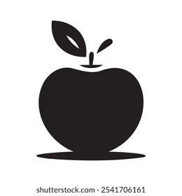 Ilustración vectorial de icono de Apple. Diseño minimalista y moderno con colores vibrantes, perfecto para App, Diseño web, infografías y materiales educativos. De alta calidad y fácil de personalizar.
