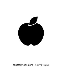 apple icon. apple vector illustration on white background for web and apps.