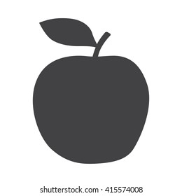 apple icon Vector Illustration on the white background.