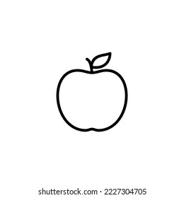 Apple icon vector illustration. Apple sign and symbols for web design.