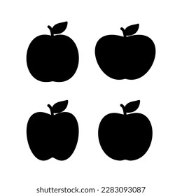 Apple icon vector illustration. Apple sign and symbols for web design.
