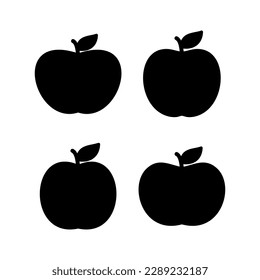 Apple icon vector illustration. Apple sign and symbols for web design.