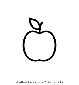 Apple icon vector illustration. Apple sign and symbols for web design.