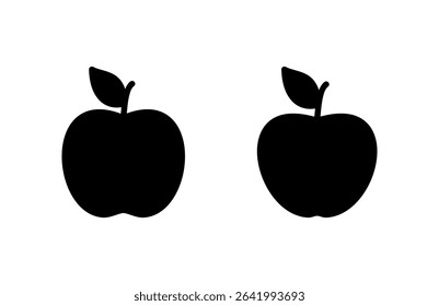 Apple icon vector illustration. Apple sign and symbols for web design.
