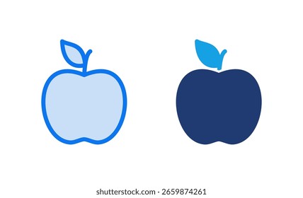 Apple icon vector illustration. Apple sign and symbols for web design.