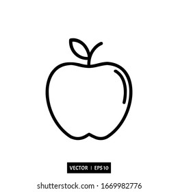 Icono de Apple ilustración simple diseño