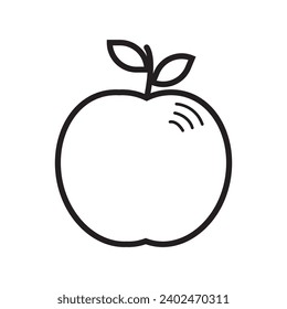 apple icon vector ilustration logo design