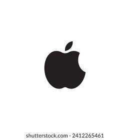 diseño del logotipo de ilustración del vector de icono de manzana