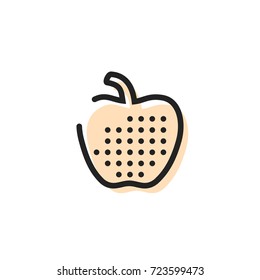 apple icon vector isolated