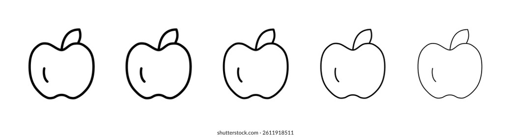 Apple icon Vector logo sign