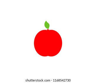 Apple Icon Vector Logo Template Illustration Design