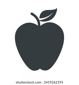 Apple icon vector on trendy design