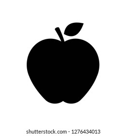 apple icon, vector on white background editable eps10
