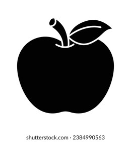 Símbolo y símbolo del vector de icono de Apple en diseño de moda para diseño e impresión.