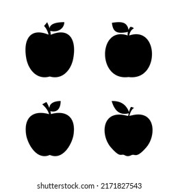 Apple icon vector. Apple sign and symbols for web design.