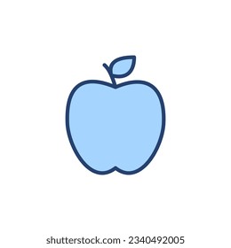 Vector de icono de Apple. Símbolo de Apple y símbolos para diseño web.