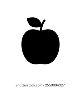 Apple icon vector. Apple sign and symbols for web design.