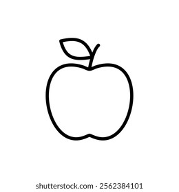 Apple icon vector. Apple sign and symbols for web design.