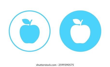 Apple icon vector. Apple sign and symbols for web design.