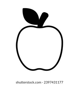 Ilustración de material vectorial de icono de Apple