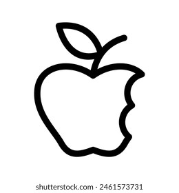 Apple Icon Vector Symbol Design Illustration