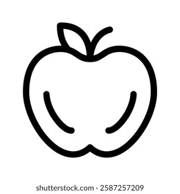 Apple Icon Vector Symbol Design Illustration