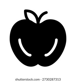 Illustration zum Design eines Vektorsymbols in Apple