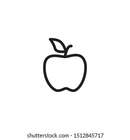 apple icon vector symbol template