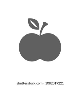 Apple icon vector. Symbol for your web site design, logo, app, UI. Vector illustration, EPS