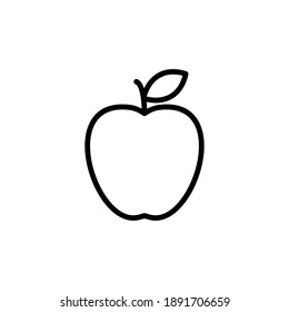 Apple icon vector. Apple vector icon. apple symbols for your web design.