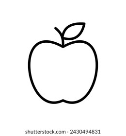 Apple icon vector. Apple vector icon. apple symbols for your web design.