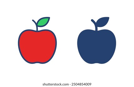 Apple icon vector. Apple vector icon. apple symbols for your web design.