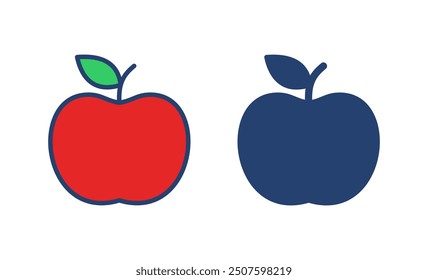 Apple icon vector. Apple vector icon. apple symbols for your web design.