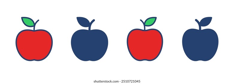 Apple icon vector. Apple vector icon. apple symbols for your web design.